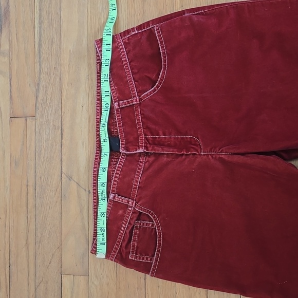 Kenneth Cole New York Hot Red 100% Cotton Mid Rise Jeans Size 4 - Picture 11 of 11